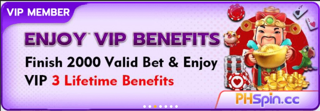 PHSpin VIP Benefits
